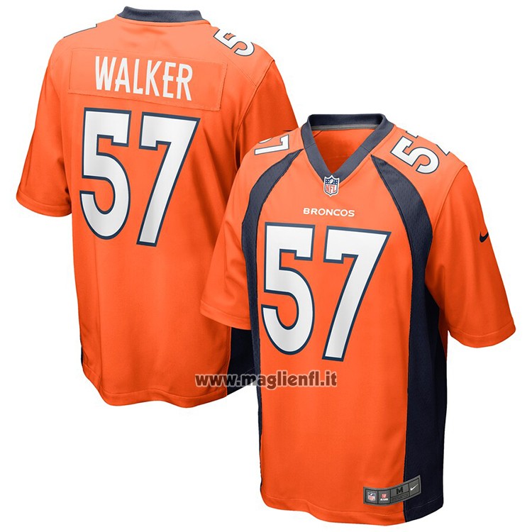 Maglia NFL Game Denver Broncos Demarcus Walker Arancione